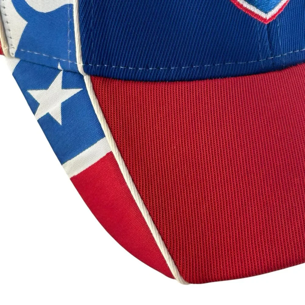 FC Dallas 96 MLS Adidas Small/Medium Adult Fitmax 70 Hat Cap‎ Blue/Red/White